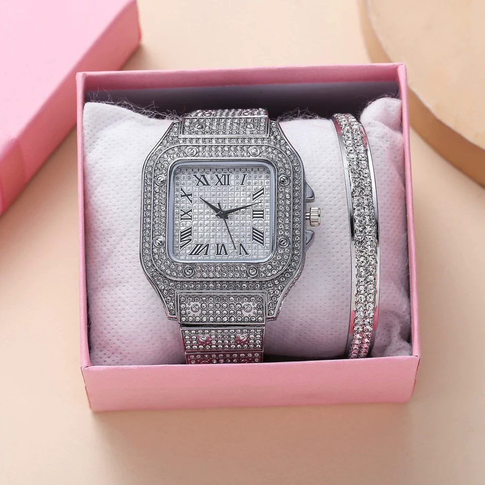 Men's Business Style Alloy Imitation Leather Band Round Dial Quartz Bracelet - Image 6