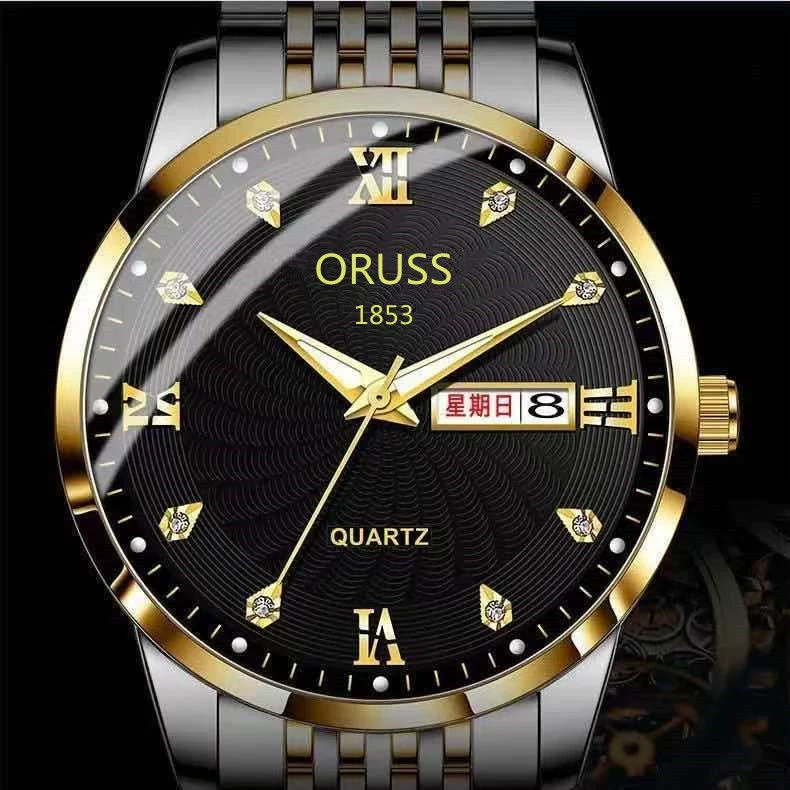 Men's Business Style Automatic Movement Watch Steel Case And Strap Round Dial Luminous Waterproof - Image 3