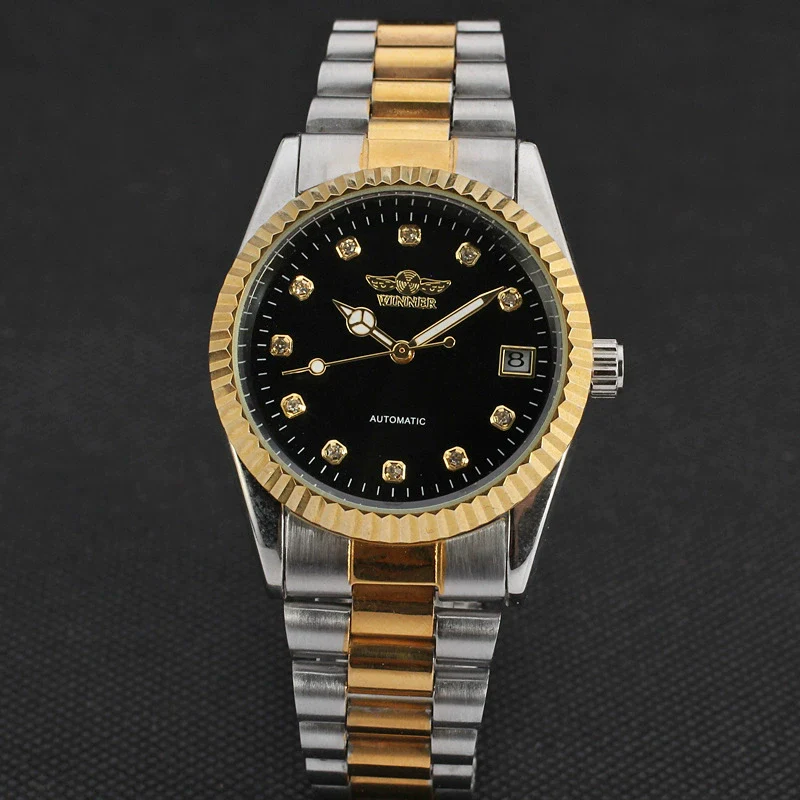 Men's Business Watch Alloy Case Stainless Steel Band Round Dial - Image 2