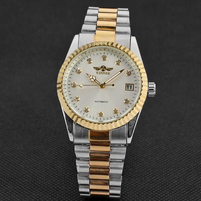 Men's Business Watch Alloy Case Stainless Steel Band Round Dial - Image 4