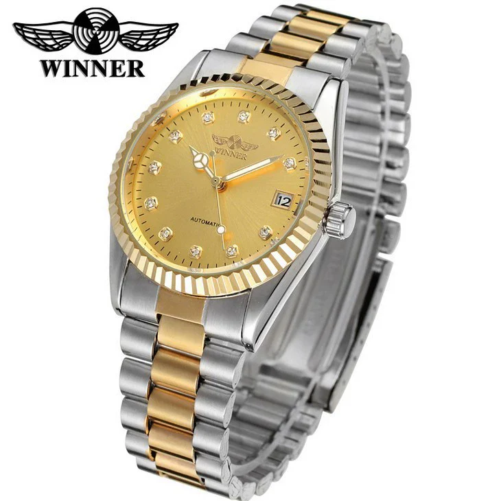 Men's Business Watch Alloy Case Stainless Steel Band Round Dial - Image 6