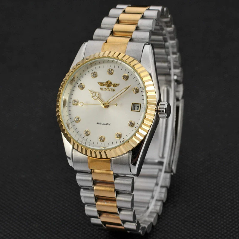 Men's Business Watch Alloy Case Stainless Steel Band Round Dial - Image 7