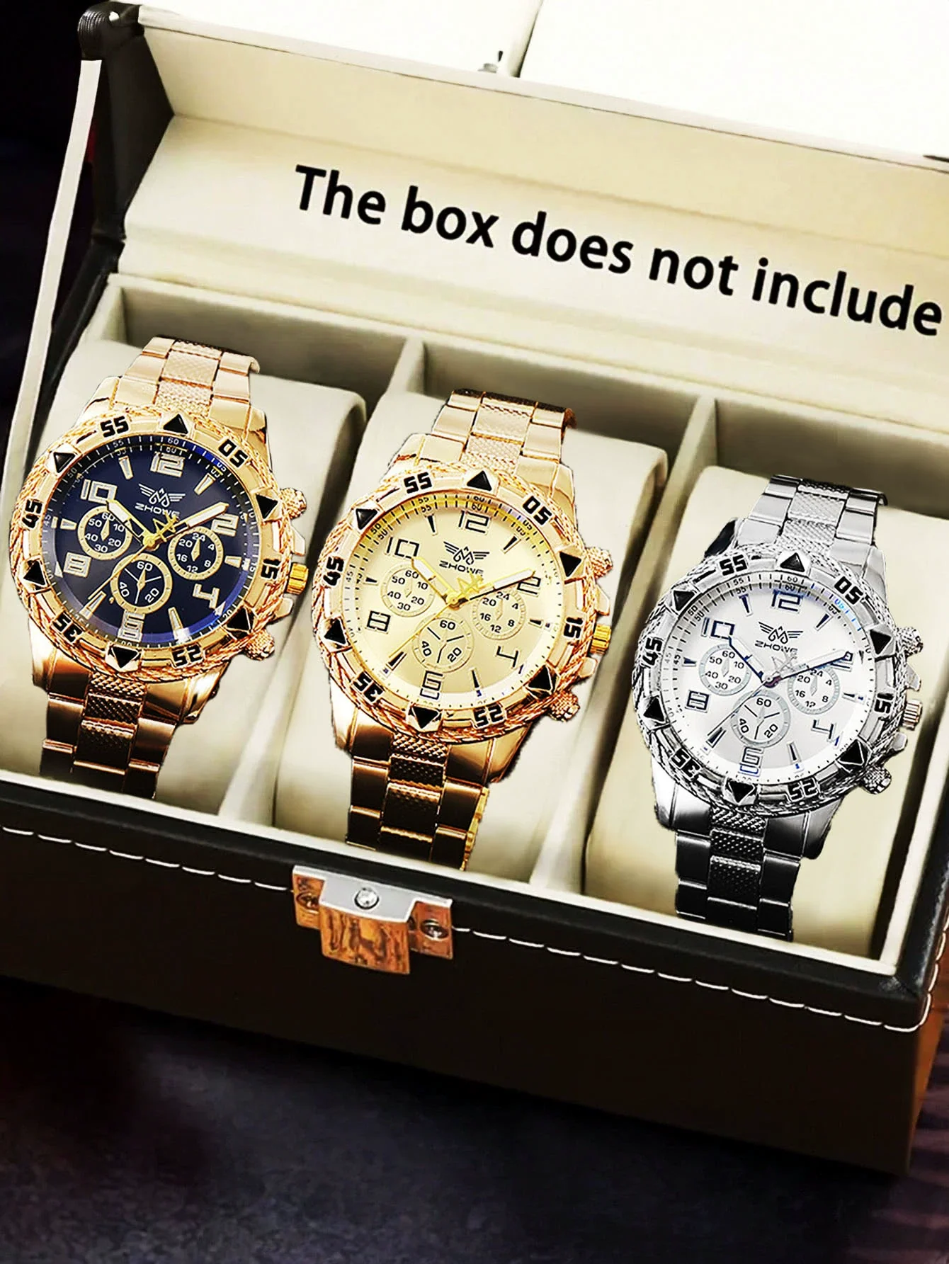Men's Casual Alloy Case And Strap Quartz Watch With Round Dial And Mineral Reinforced Glass Mirror - Image 8