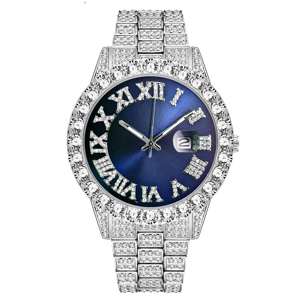 Men's Casual Alloy Watch With Round Dial And Stainless Steel Jewelry Buckle - Image 3