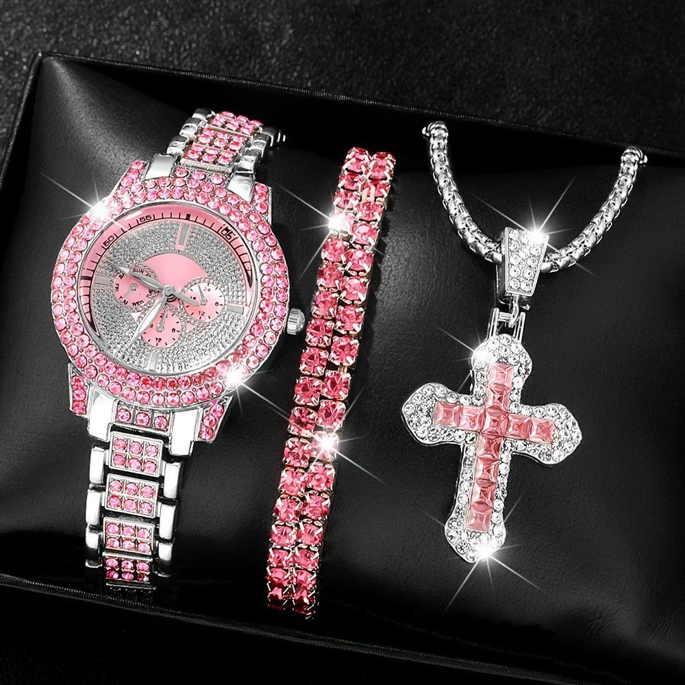 Men's Casual Alloy Watch With Round Dial And Stainless Steel Jewelry Buckle - Image 8