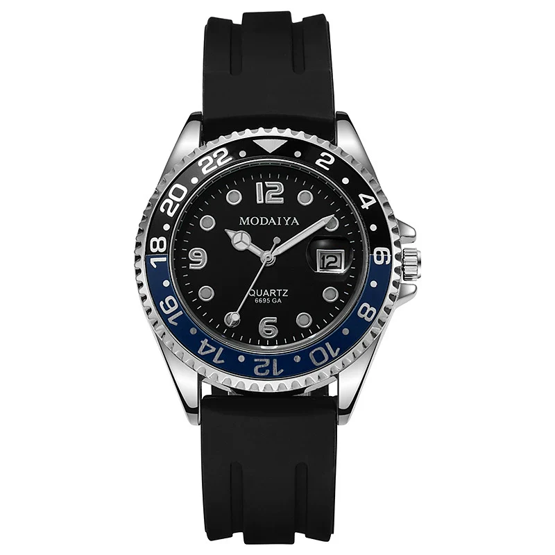 Men's Casual Automatic Mechanical Alloy Case Imitation Leather Strap Round Dial Watch - Image 10
