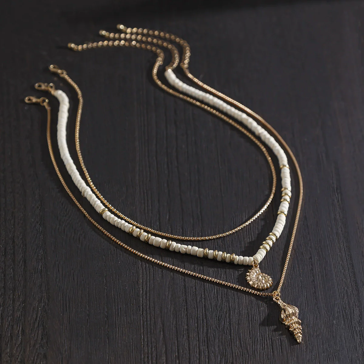 Men's Coconut Shell And Zinc Alloy Geometric Handmade Hiphop Style Necklace - Image 4