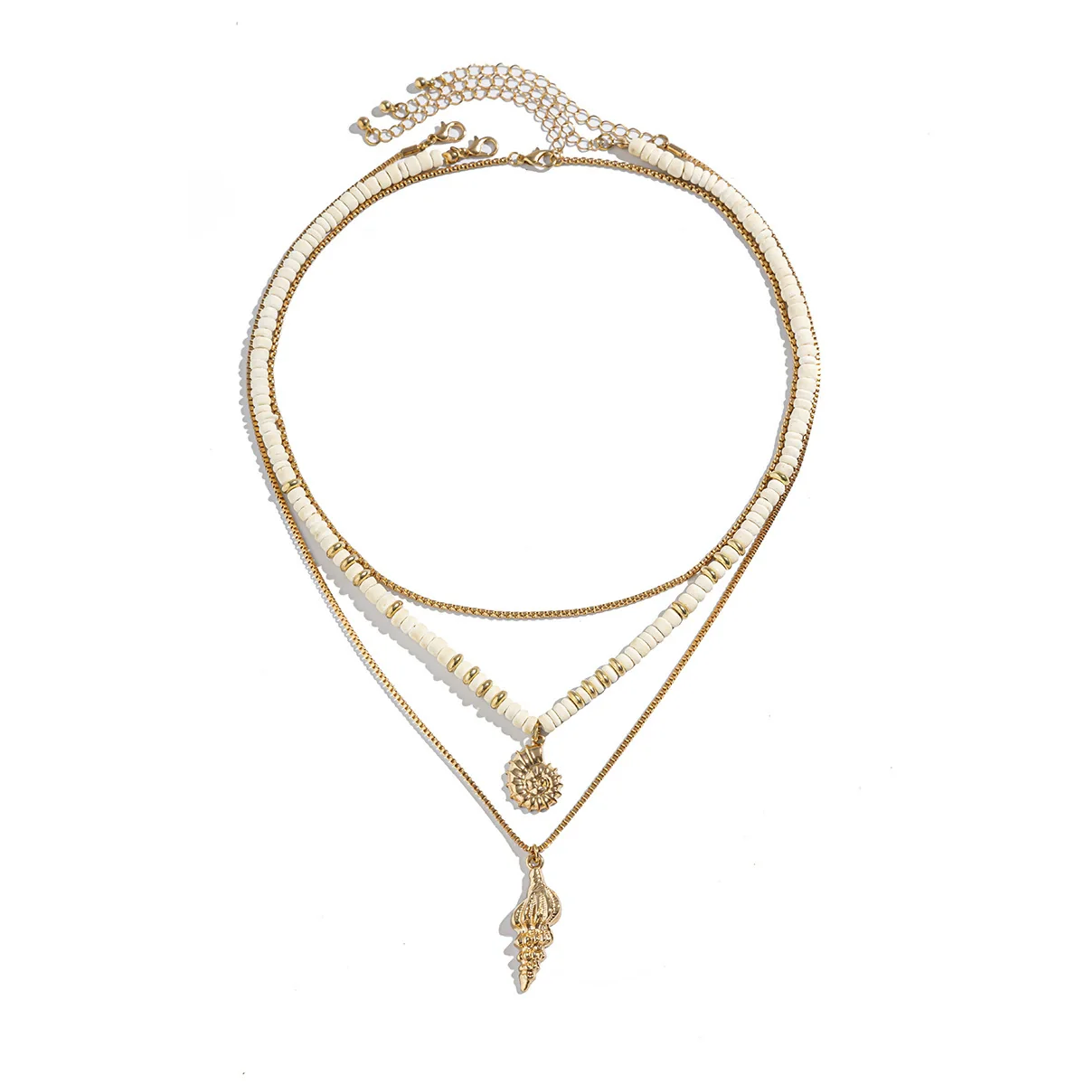 Men's Coconut Shell And Zinc Alloy Geometric Handmade Hiphop Style Necklace - Image 5