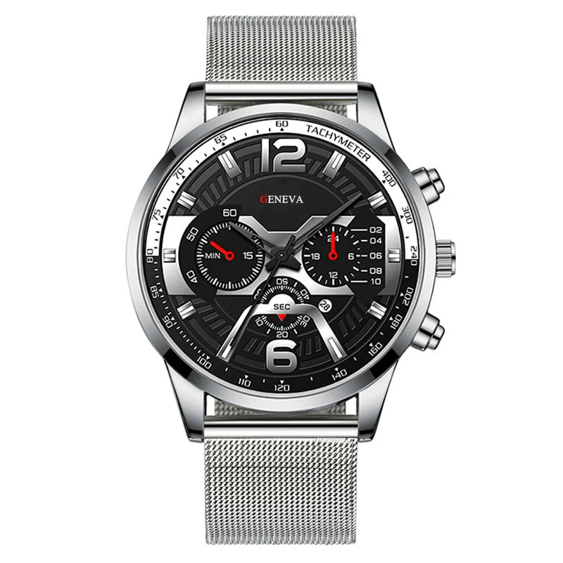 Men's Fashion Metal Strap Luminous Quartz Watch With Round Dial - Image 11