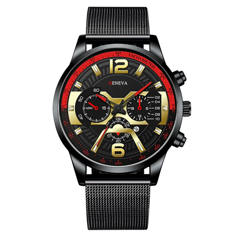 Men's Fashion Metal Strap Luminous Quartz Watch With Round Dial - Image 2