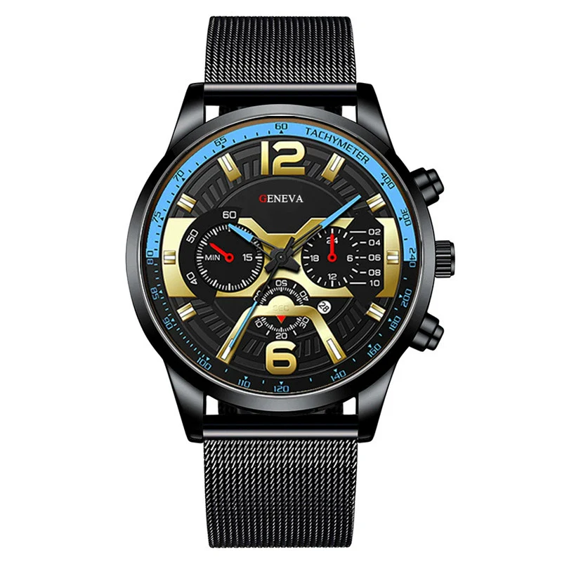 Men's Fashion Metal Strap Luminous Quartz Watch With Round Dial - Image 5