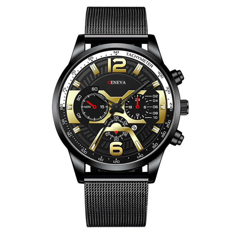 Men's Fashion Metal Strap Luminous Quartz Watch With Round Dial - Image 7