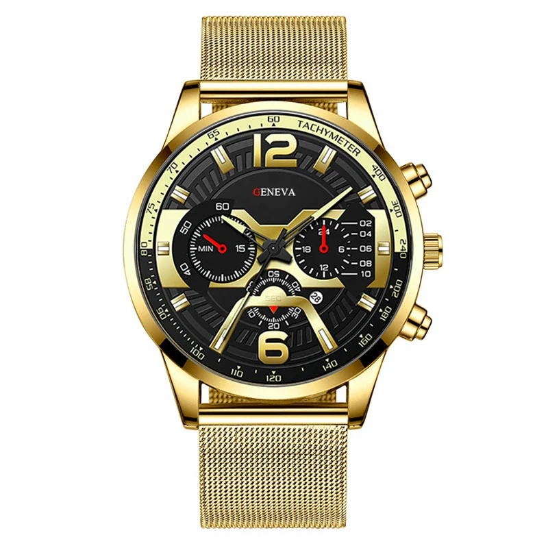 Men's Fashion Metal Strap Luminous Quartz Watch With Round Dial - Image 9