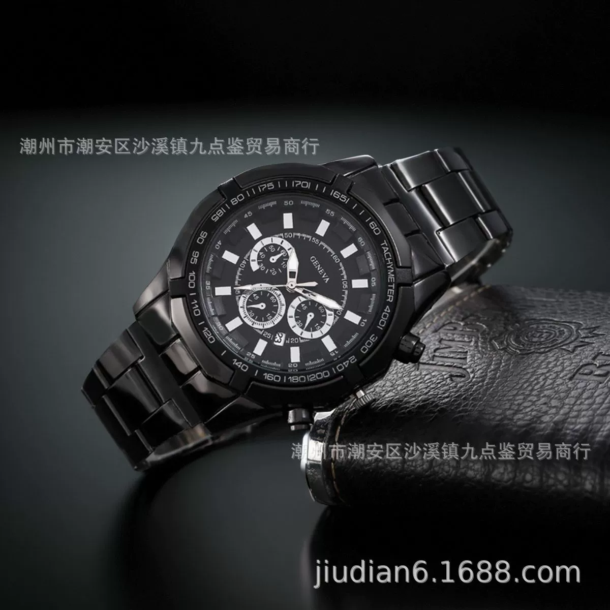 Men's Fashion Quartz Wristwatch With Alloy Case Round Dial And Imitation Leather Strap - Image 8