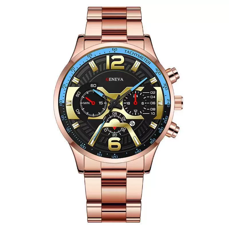 Men's Fashion Stainless Steel Alloy Quartz Watch - Image 13
