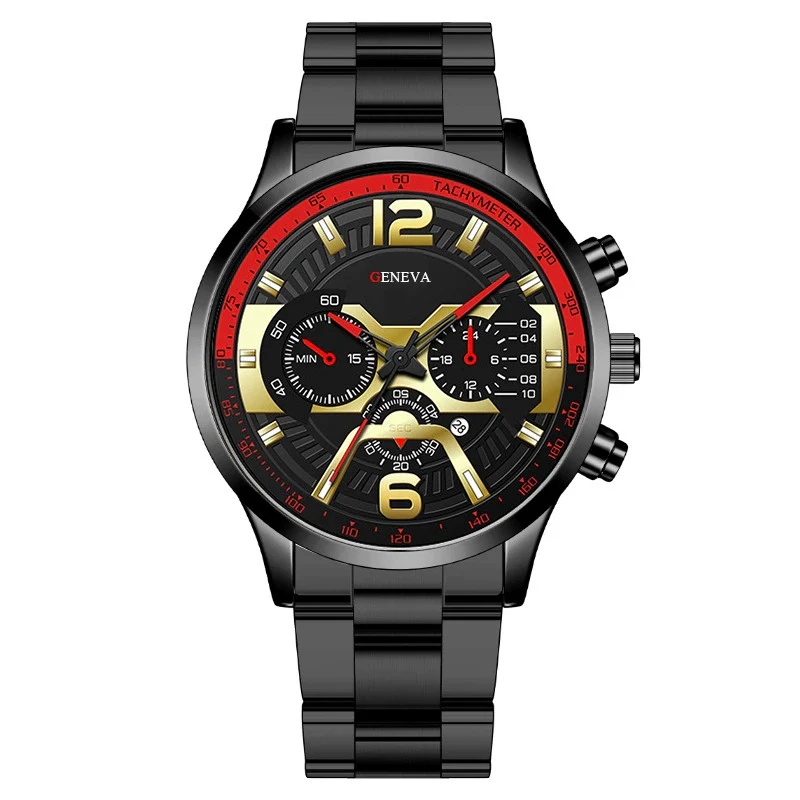 Men's Fashion Stainless Steel Alloy Quartz Watch - Image 3