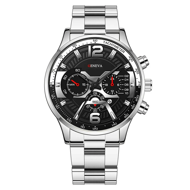 Men's Fashion Stainless Steel Alloy Quartz Watch - Image 8