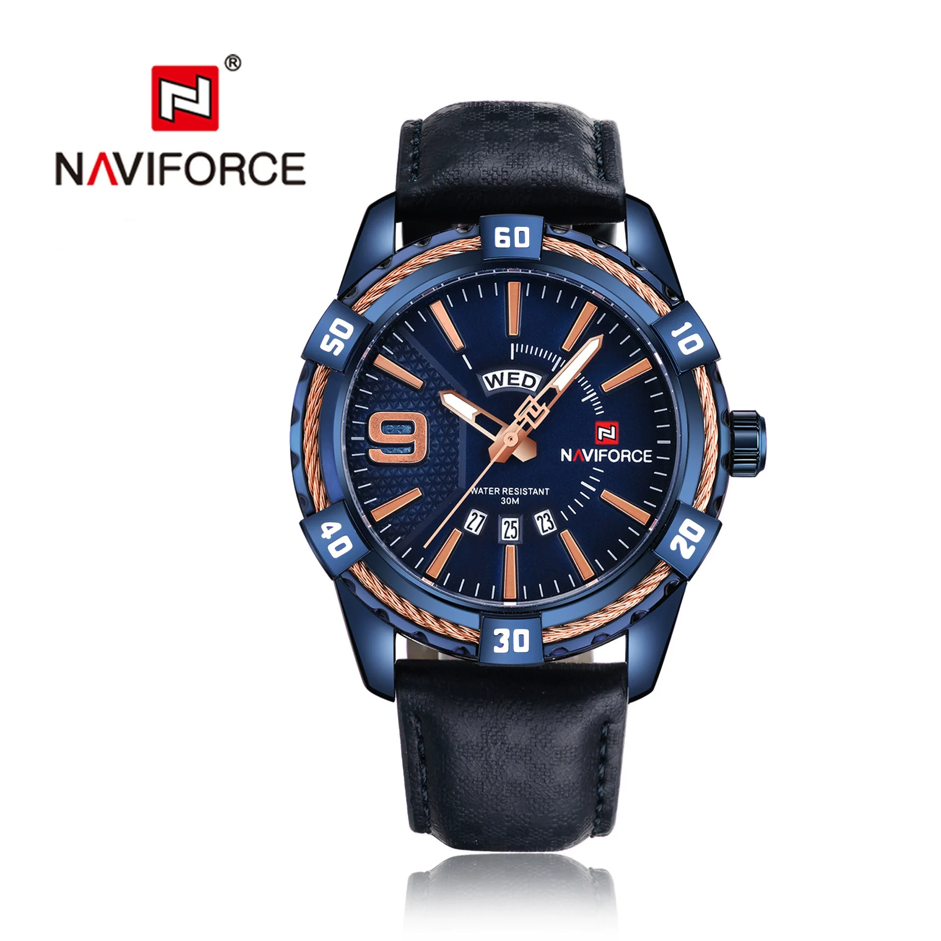 Men's Fashion Stainless Steel Band Quartz Watch With Round Dial And Mineral Strengthened Glass Mirror - Image 11