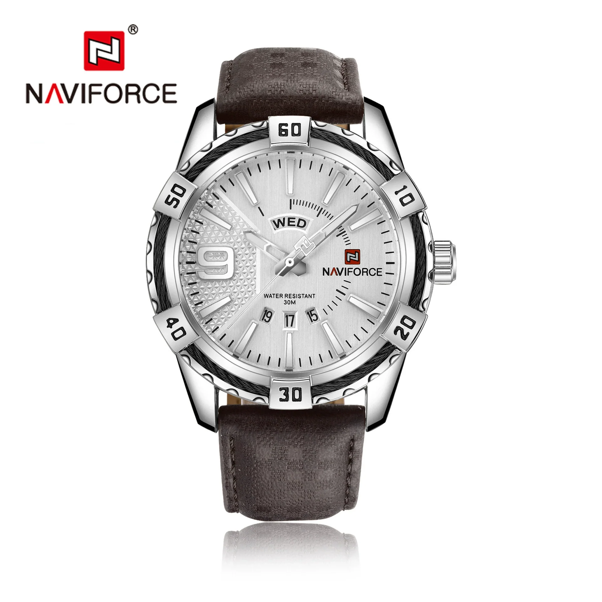 Men's Fashion Stainless Steel Band Quartz Watch With Round Dial And Mineral Strengthened Glass Mirror - Image 8