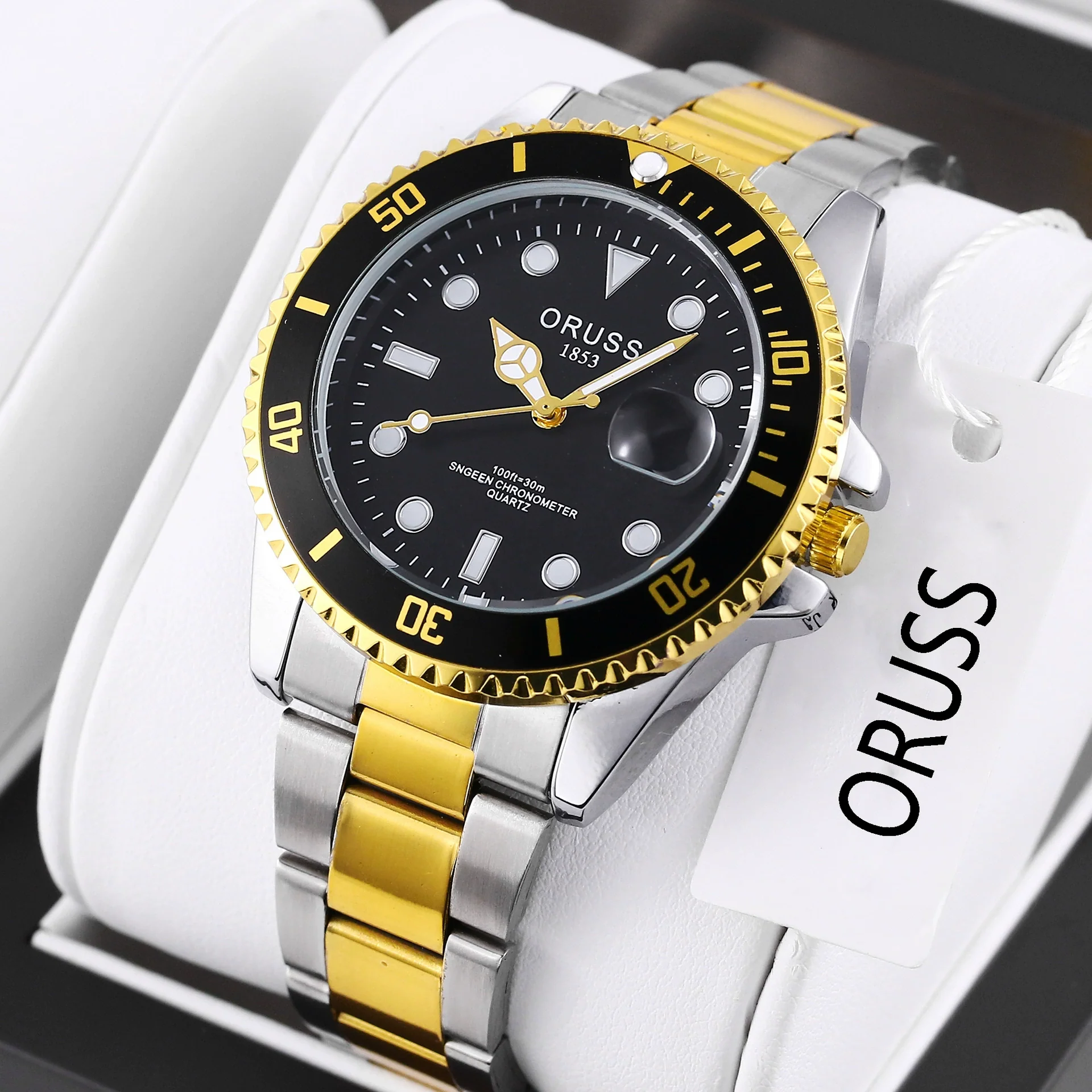 Men's Fashion Waterproof Luminous Watch Alloy Band Round Dial - Image 12