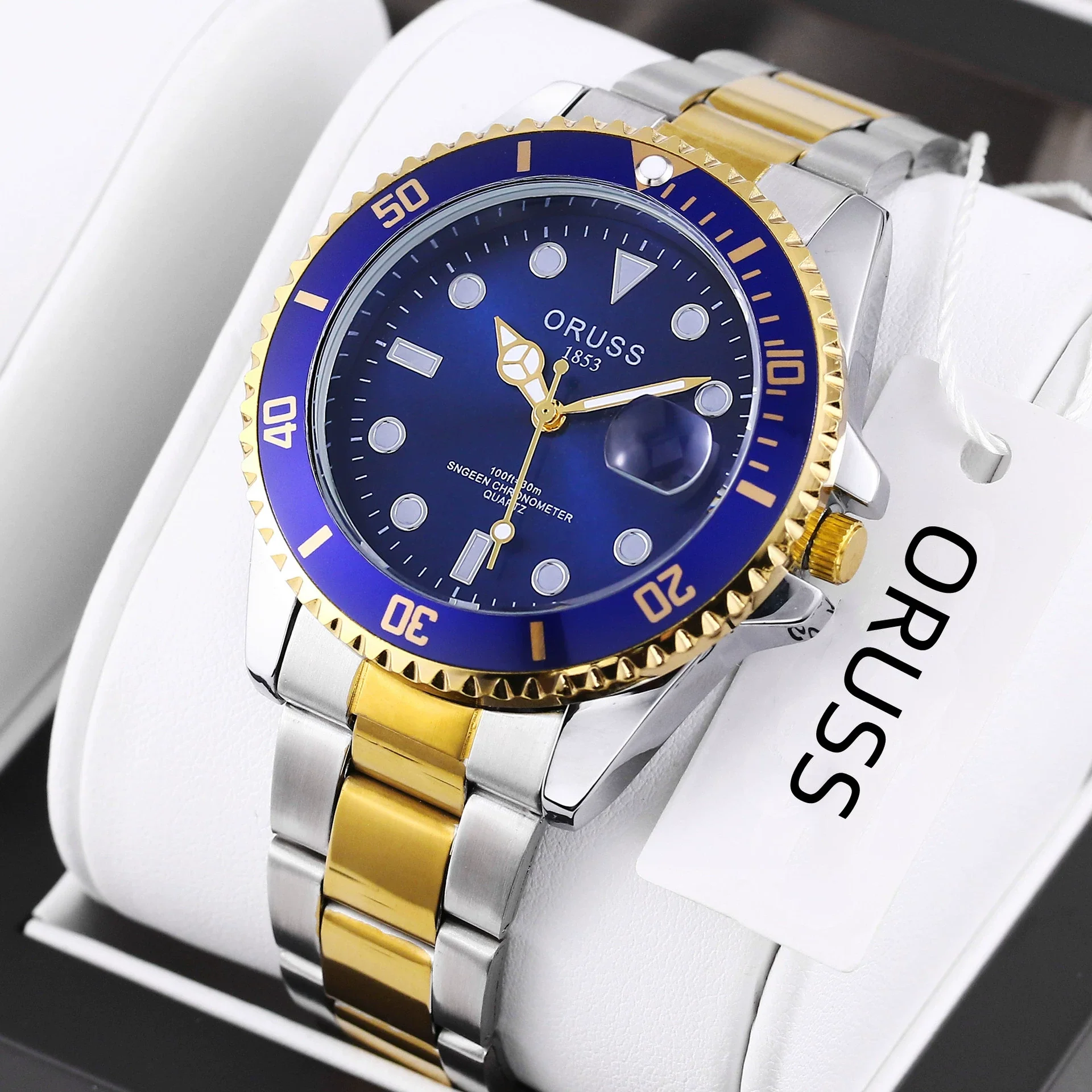 Men's Fashion Waterproof Luminous Watch Alloy Band Round Dial - Image 13