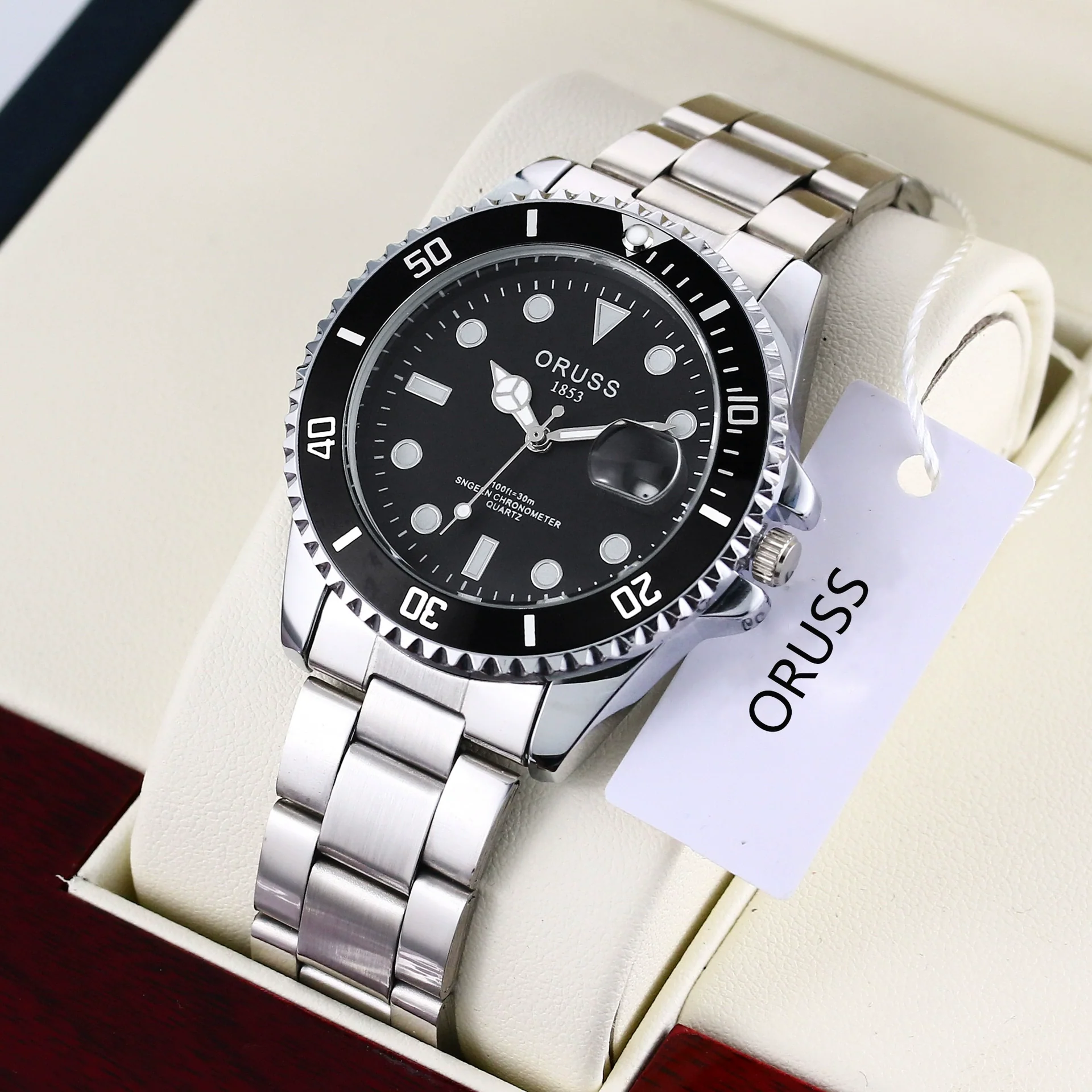 Men's Fashion Waterproof Luminous Watch Alloy Band Round Dial - Image 6