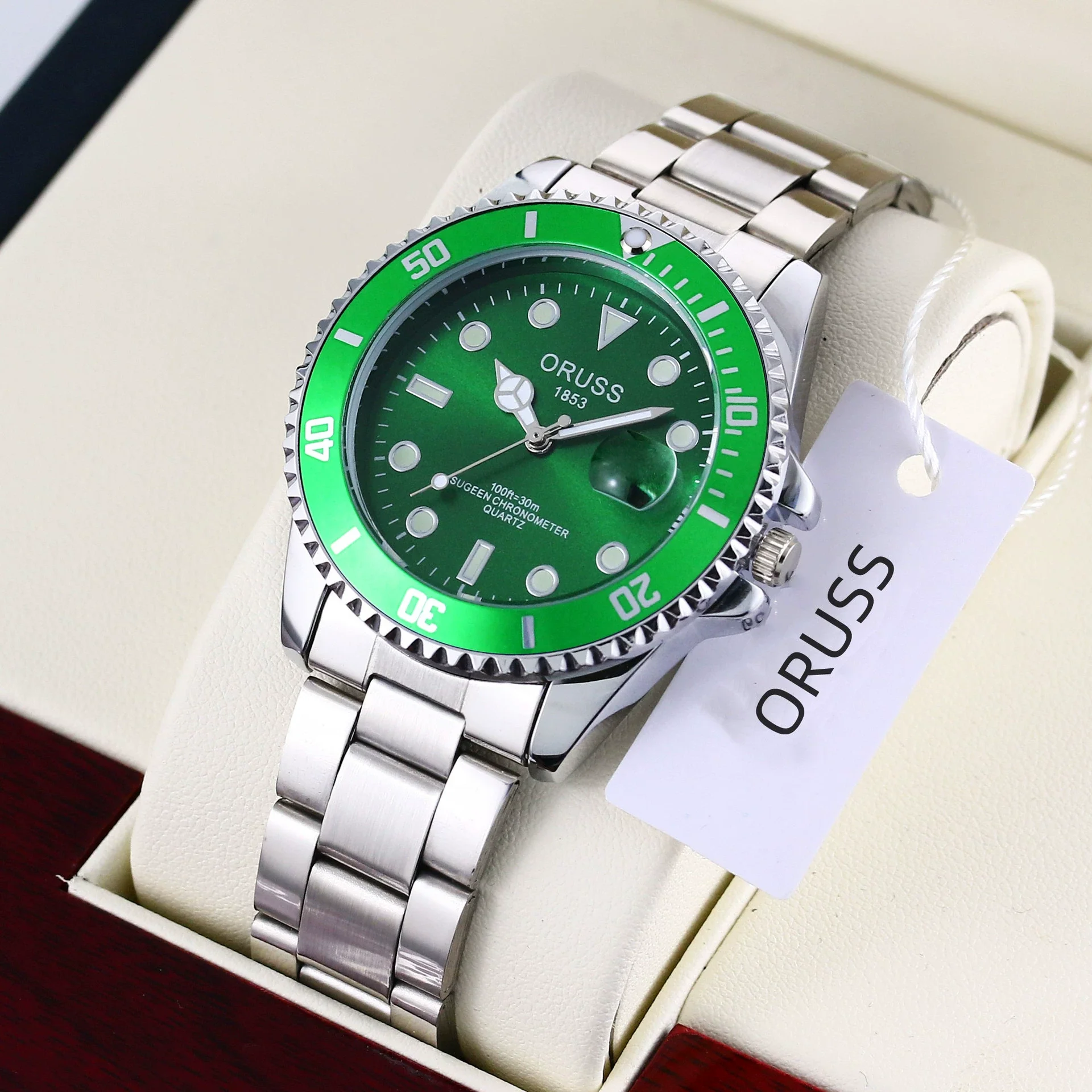 Men's Fashion Waterproof Luminous Watch Alloy Band Round Dial - Image 7