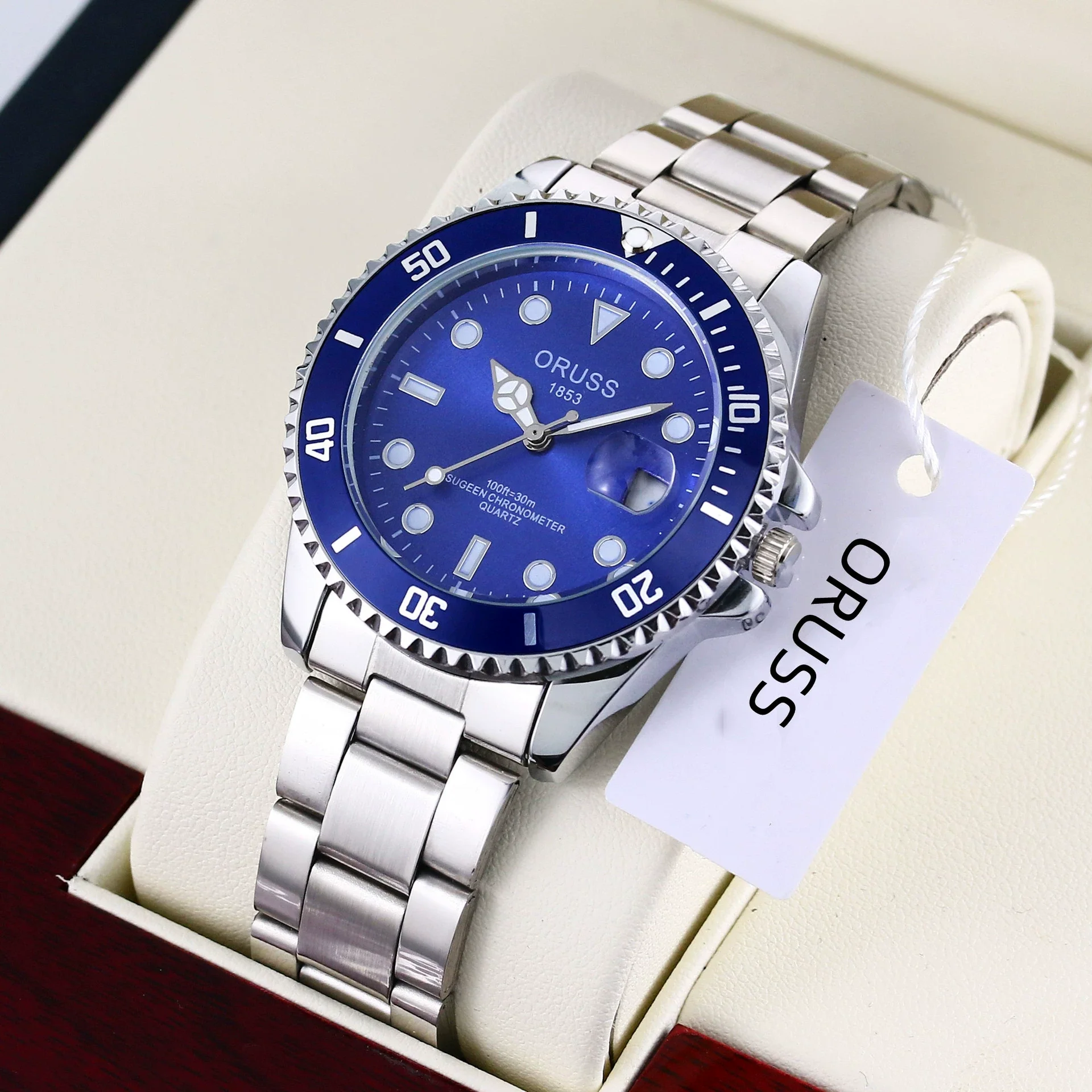 Men's Fashion Waterproof Luminous Watch Alloy Band Round Dial - Image 8