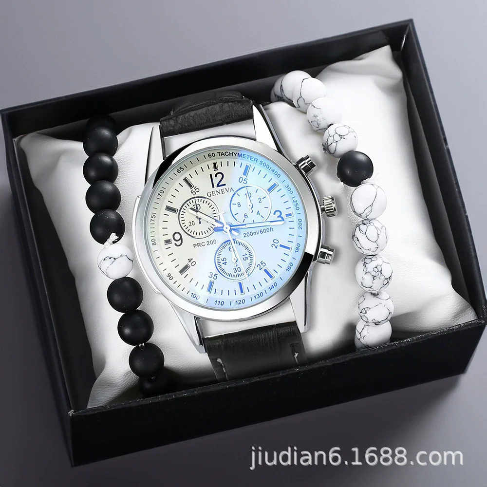Men's Fashion Wrist Watch With Alloy Case And Strap Ordinary Glass Mirror Round Dial - Image 14