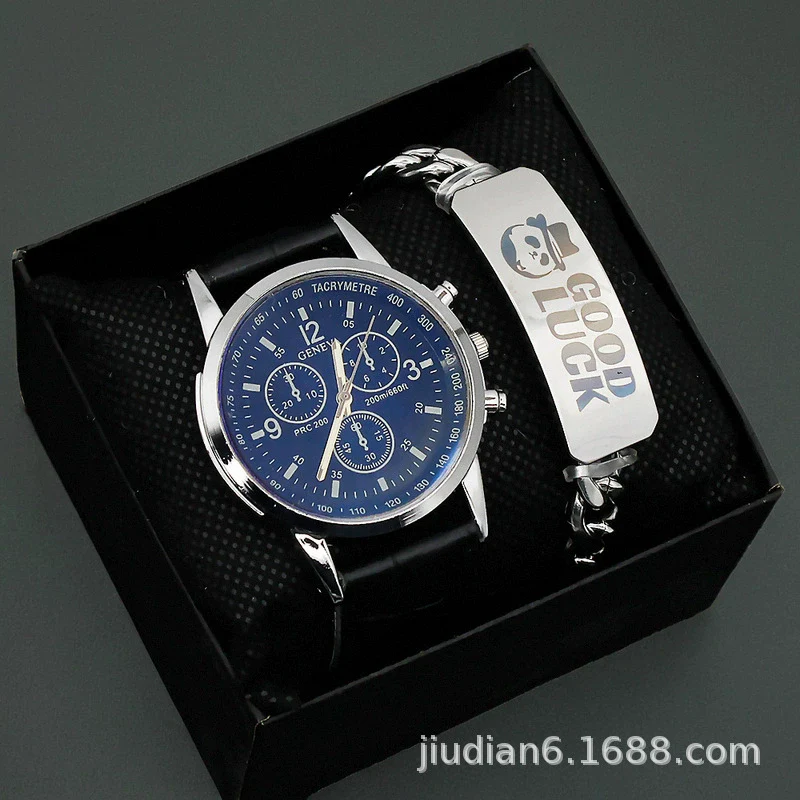 Men's Fashion Wrist Watch With Alloy Case And Strap Ordinary Glass Mirror Round Dial - Image 15