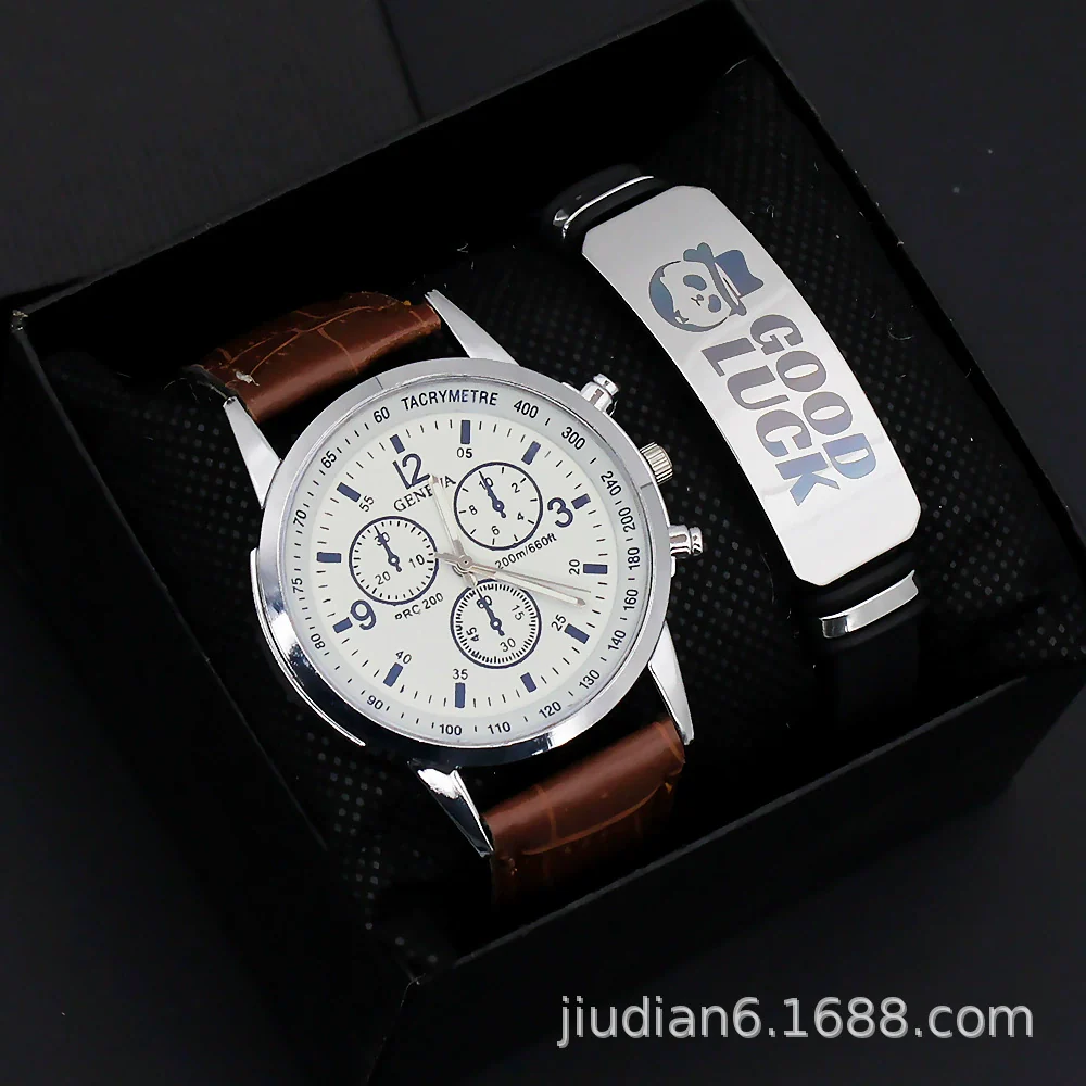 Men's Fashion Wrist Watch With Alloy Case And Strap Ordinary Glass Mirror Round Dial - Image 22