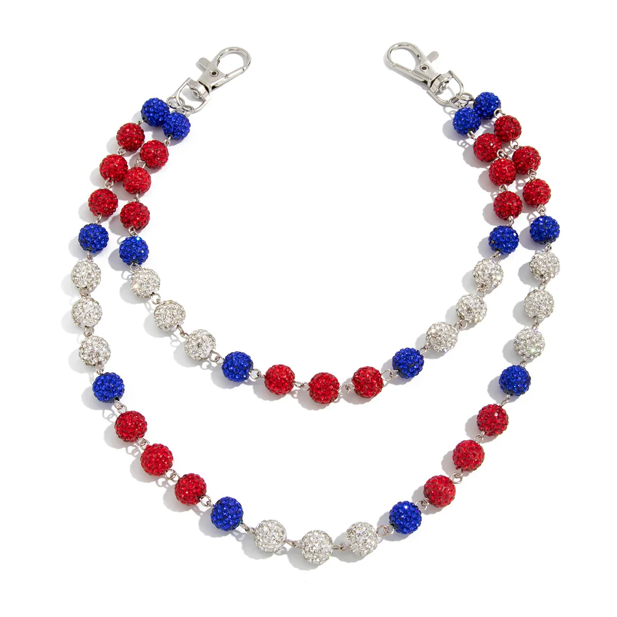 Men's Hip Hop Metal Ball And Cross Waist Chain - Image 5