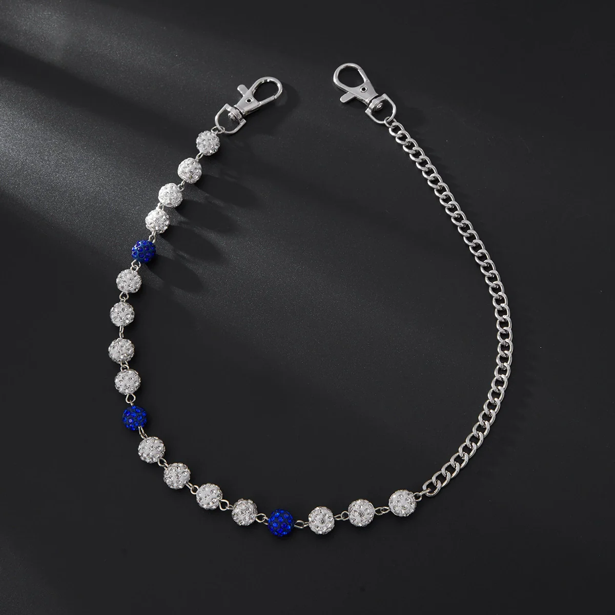 Men's Hiphop Plastic Ball Stitching Waist Chain For Jeans - Image 6