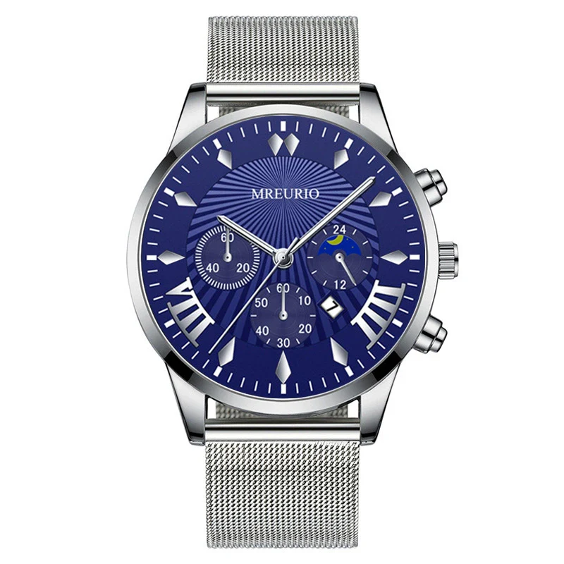 Men's Leisure Metal And Stainless Steel Watch With Round Dial And Milan Mesh Belt - Image 18