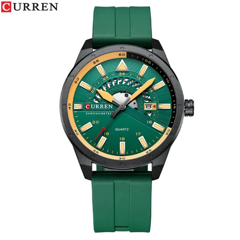 Men's Metal And Plastic Leisure Sports Watch With Round Dial And Quartz Movement - Image 5