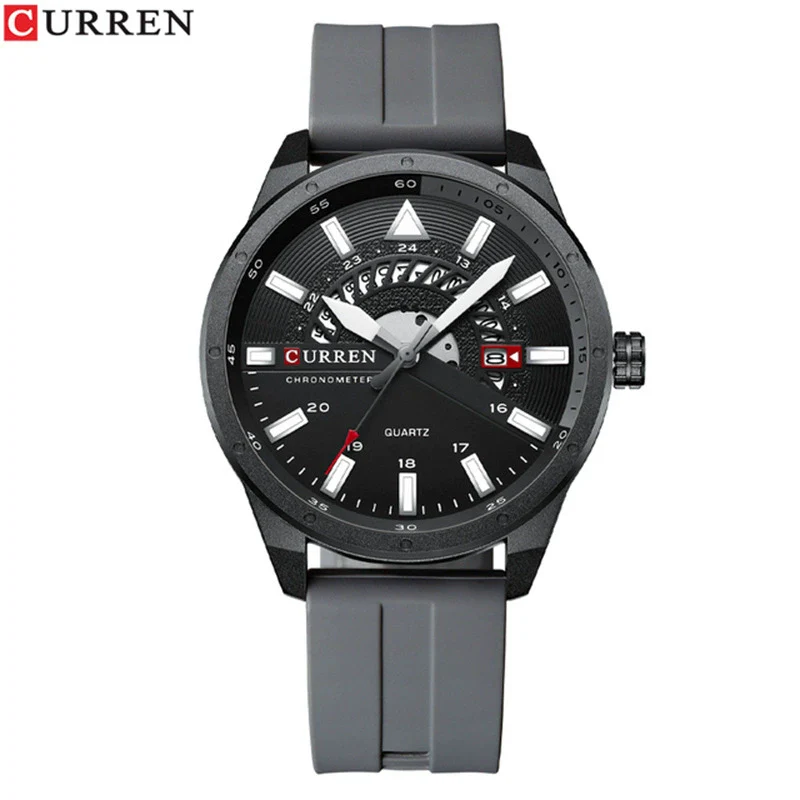 Men's Metal And Plastic Leisure Sports Watch With Round Dial And Quartz Movement - Image 9