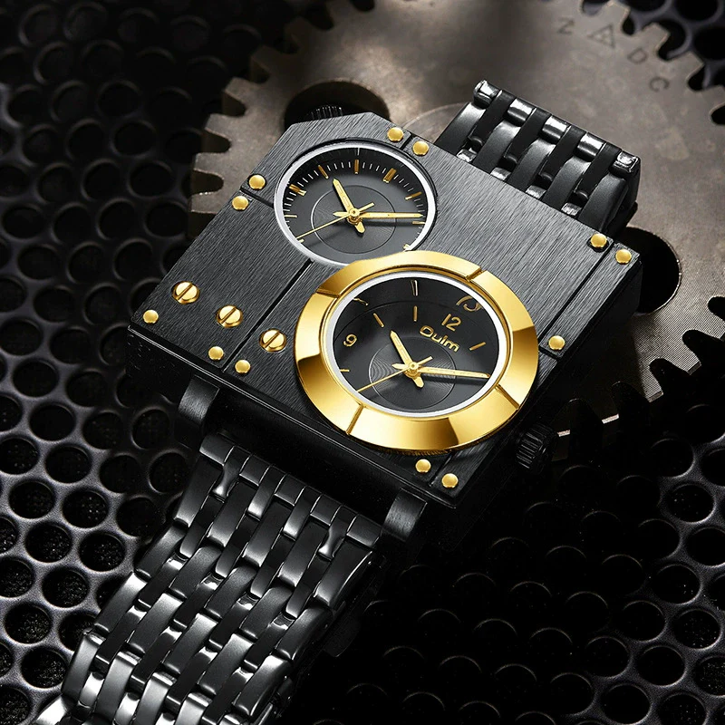 Men's Metal And Stainless Steel Belt Casual Round Dial Watch - Image 3