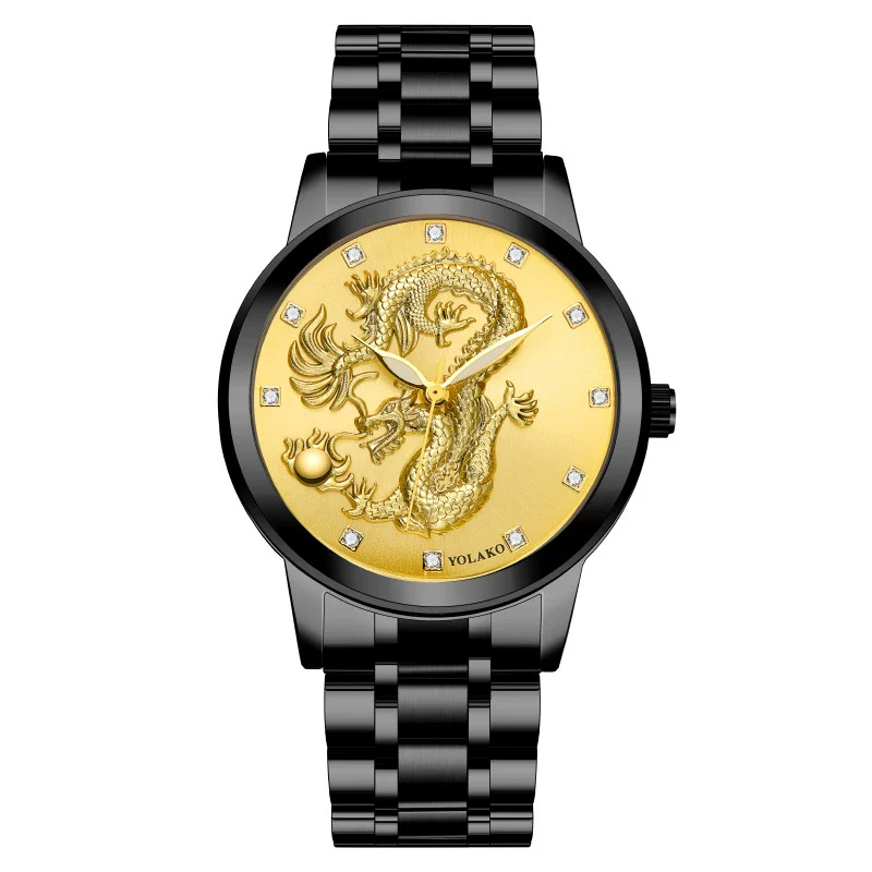 Men's Metal Band Quartz Watch Round Dial Waterproof Fashion Style - Image 12