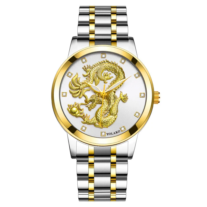 Men's Metal Band Quartz Watch Round Dial Waterproof Fashion Style - Image 4