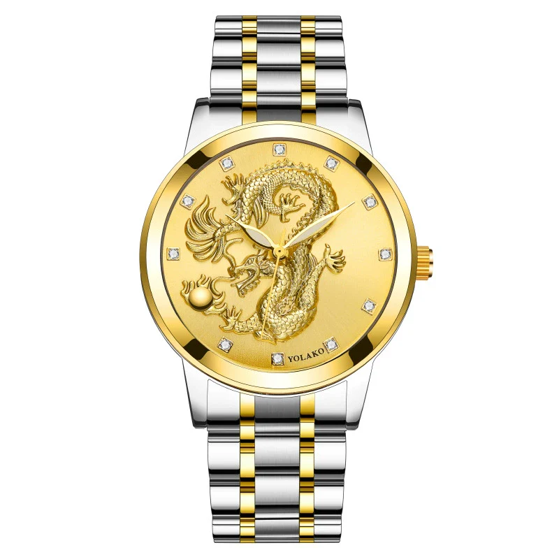 Men's Metal Band Quartz Watch Round Dial Waterproof Fashion Style - Image 9