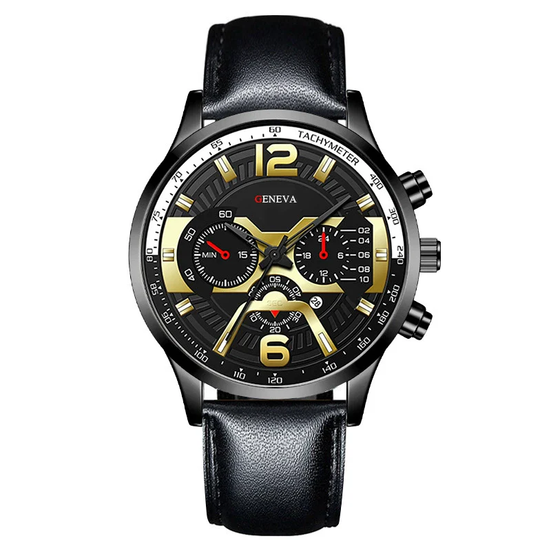 Men's Metal Belt Quartz Watch With Round Dial Fashion Trend Luminous - Image 2