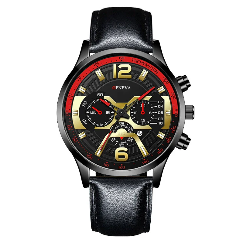 Men's Metal Belt Quartz Watch With Round Dial Fashion Trend Luminous - Image 6