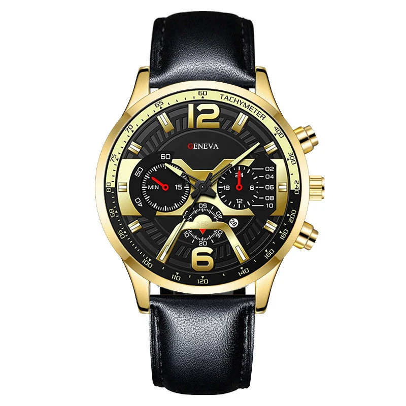 Men's Metal Belt Quartz Watch With Round Dial Fashion Trend Luminous - Image 9