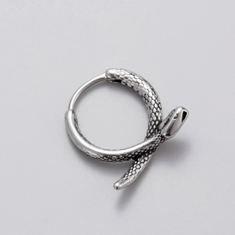 Men's Piercing Earrings Stainless Steel Cast Fashion Retro - Image 3