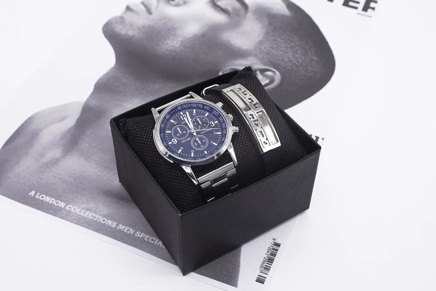 Men's Simple Style Alloy Wrist Watch With Round Dial And Stainless Steel Single Folding Buckle - Image 6
