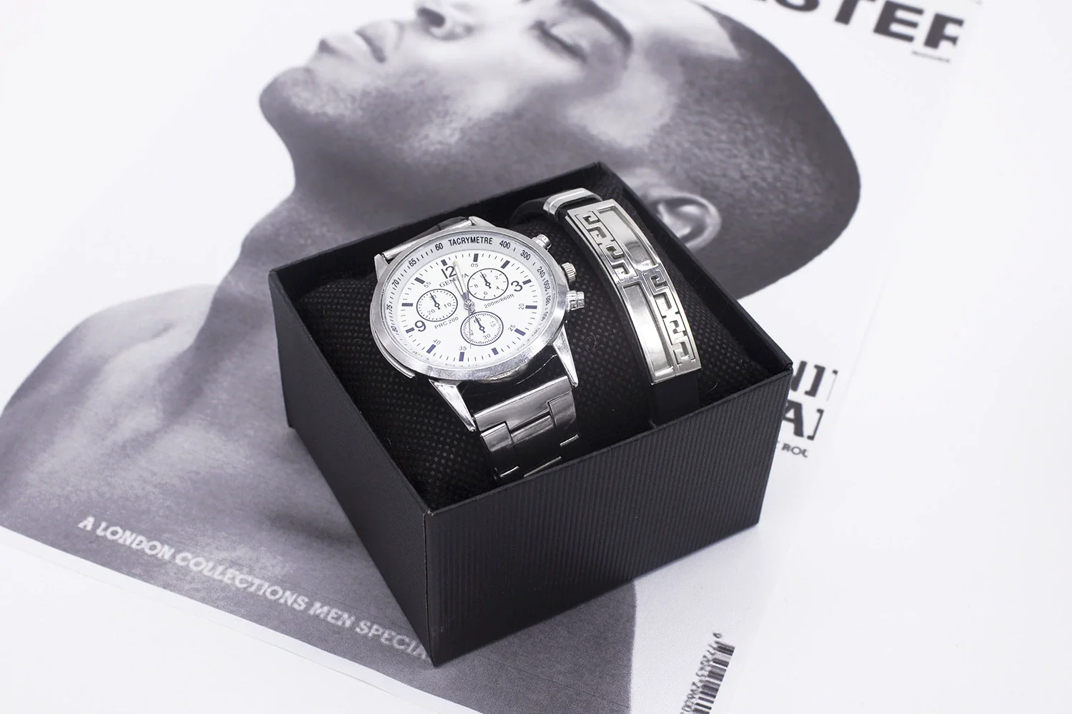 Men's Simple Style Alloy Wrist Watch With Round Dial And Stainless Steel Single Folding Buckle - Image 7