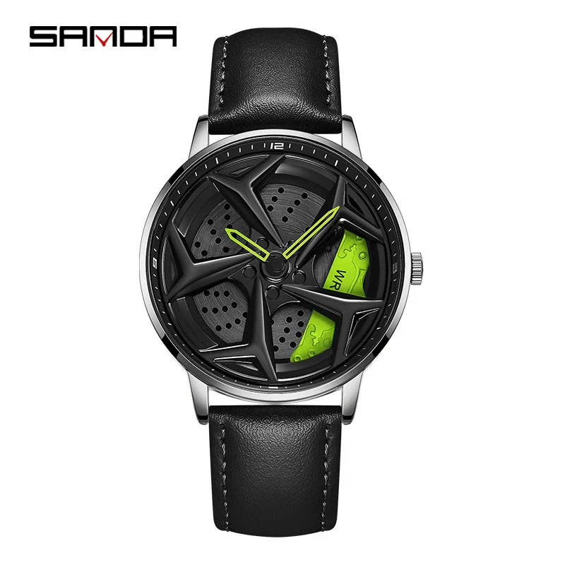 Men's Solid Steel Band Quartz Watch Alloy Case Stainless Steel Buckle Round Dial Leisure Style Waterproof - Image 8