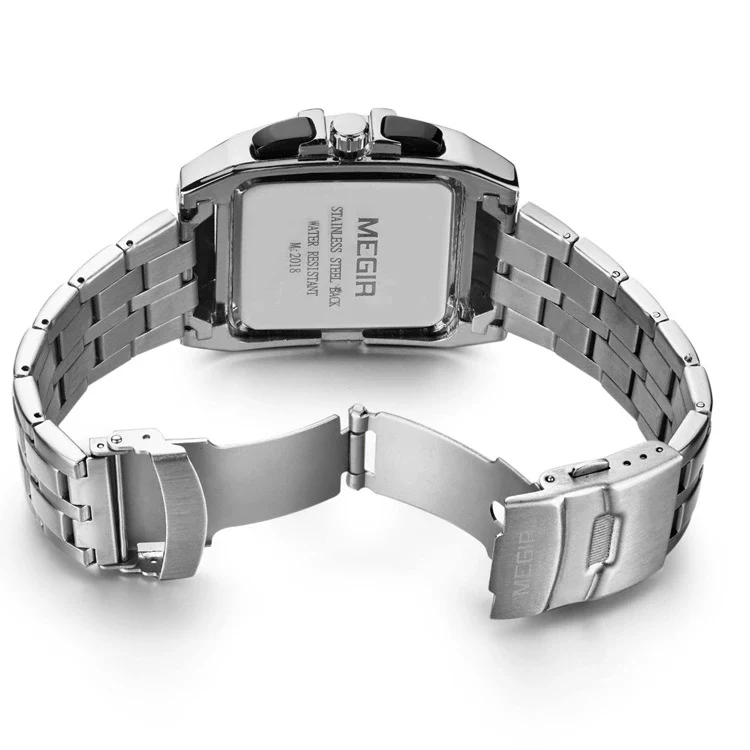 Men's Sports Outdoor Square Alloy And Stainless Steel Watch - Image 5