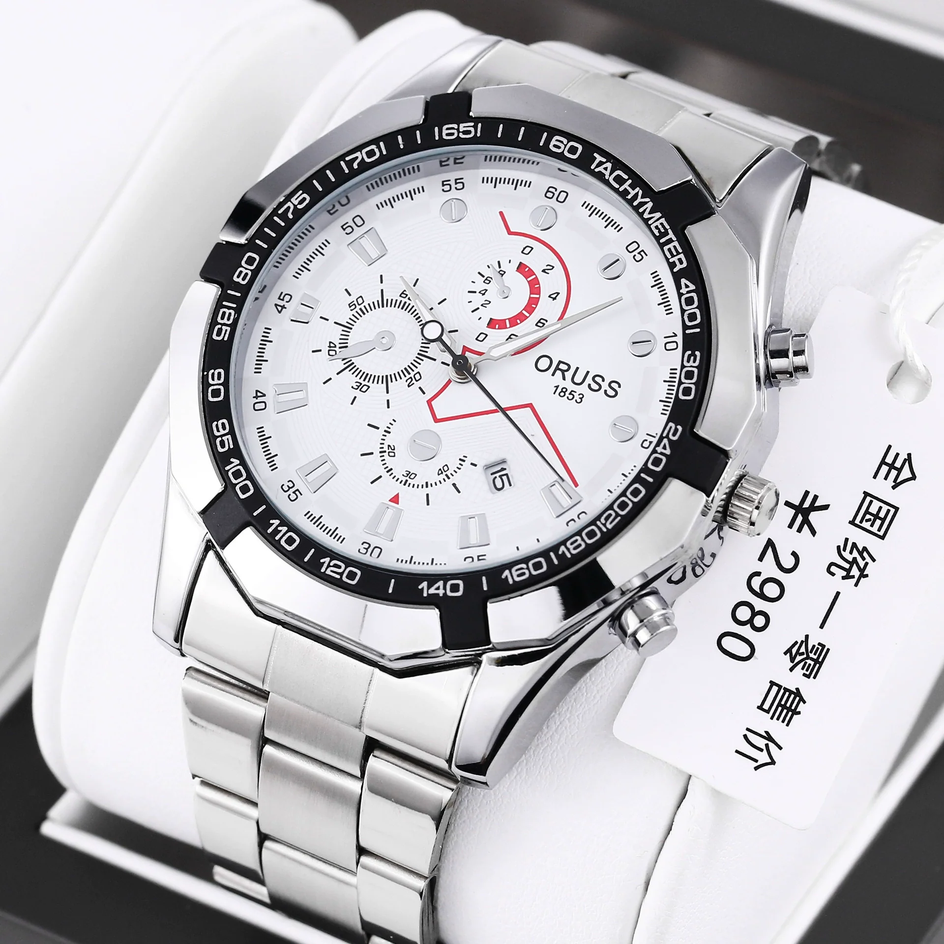 Men's Stainless Steel Automatic Movement Hollow Calendar Sports Watch With Rose Gold Clasp Round Dial Business Style Waterproof Luminous - Image 4