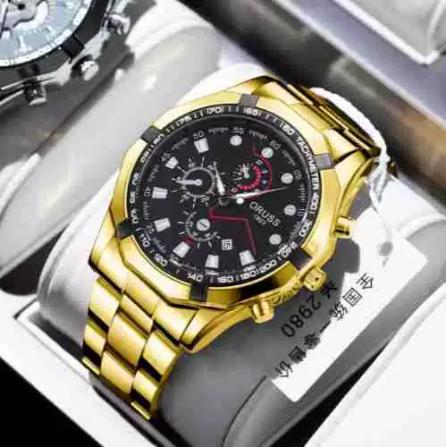 Men's Stainless Steel Automatic Movement Hollow Calendar Sports Watch With Rose Gold Clasp Round Dial Business Style Waterproof Luminous - Image 6